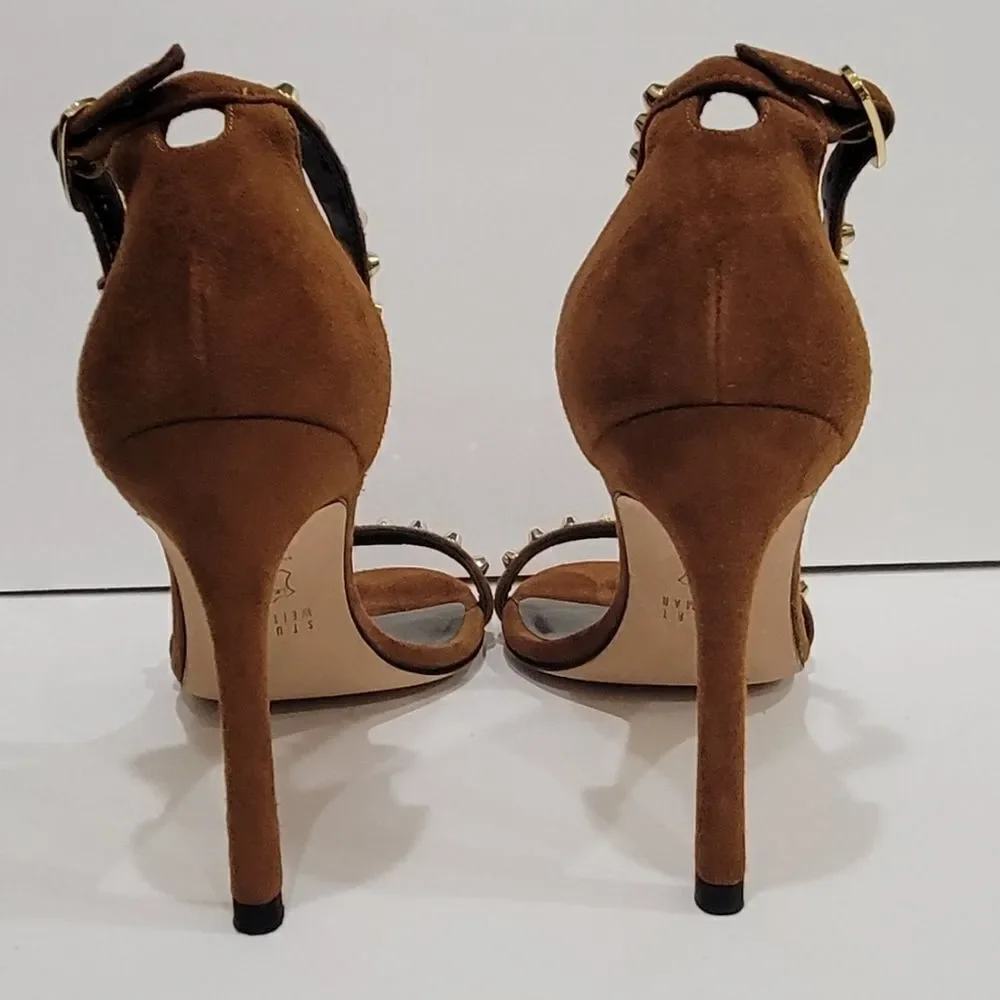 Stuart Weitzman brown suede nudist sz 6